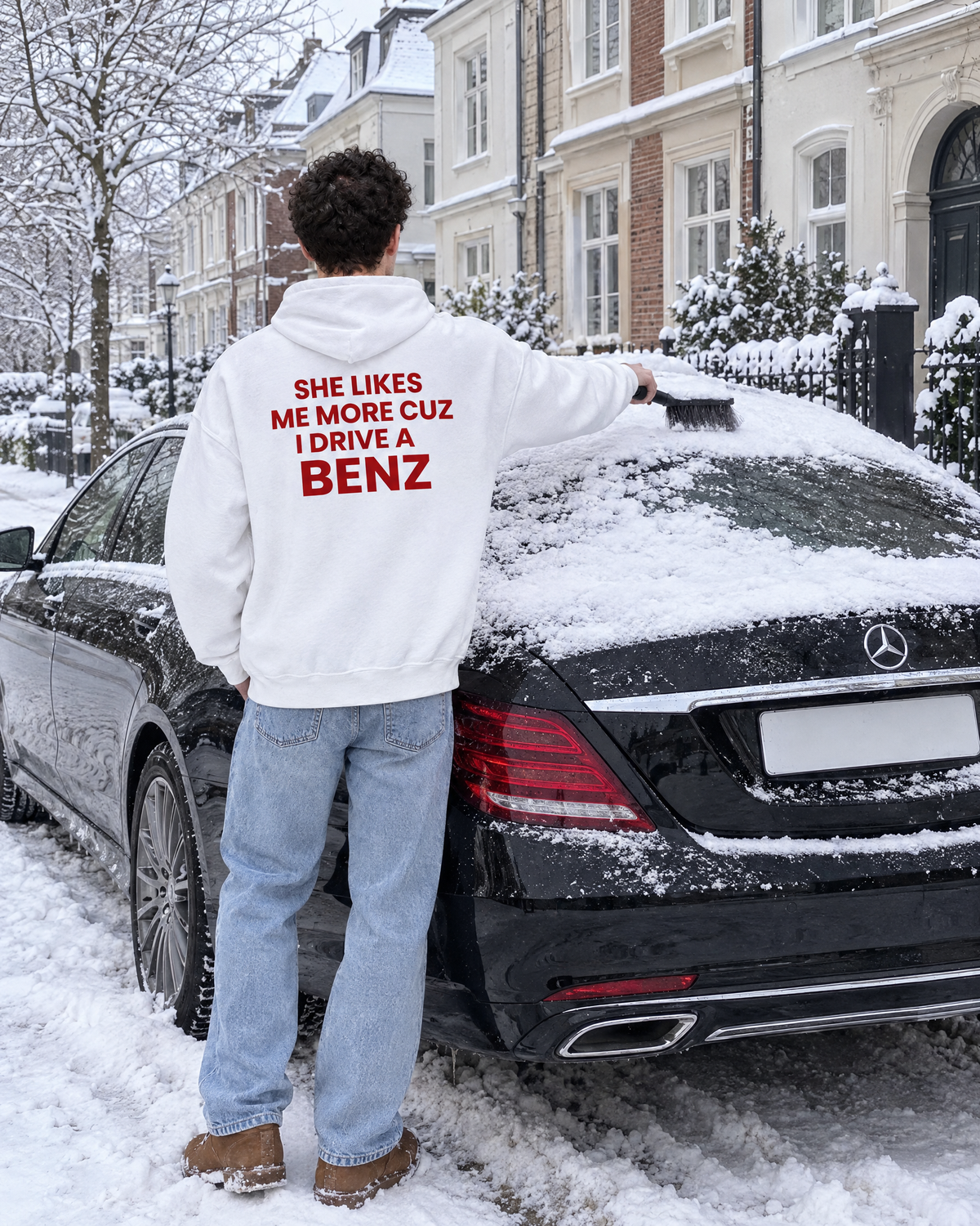 SHE LIKES ME MORE CUZ I DRIVE A BENZ