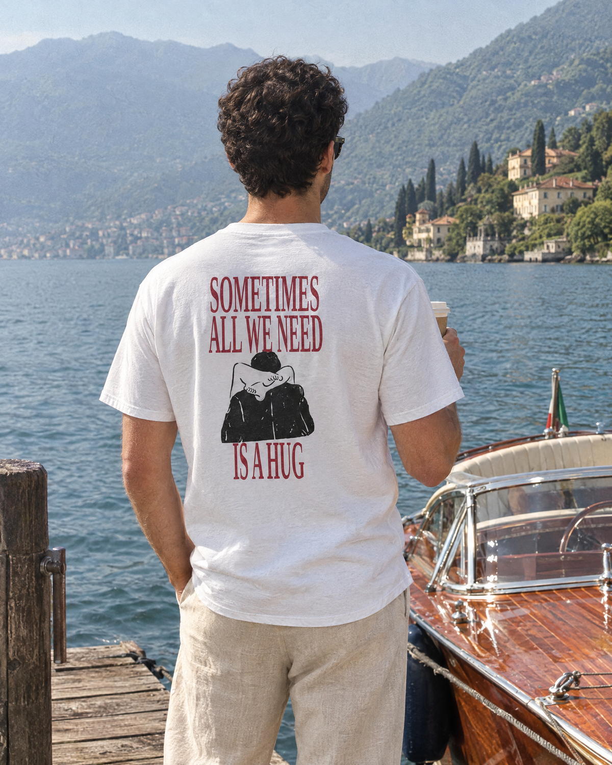 SOMETIMES ALL WE NEED IS A HUG