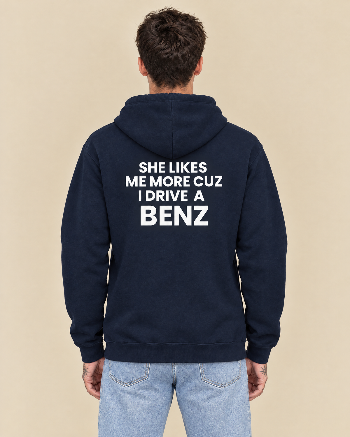 SHE LIKES ME MORE CUZ I DRIVE A BENZ