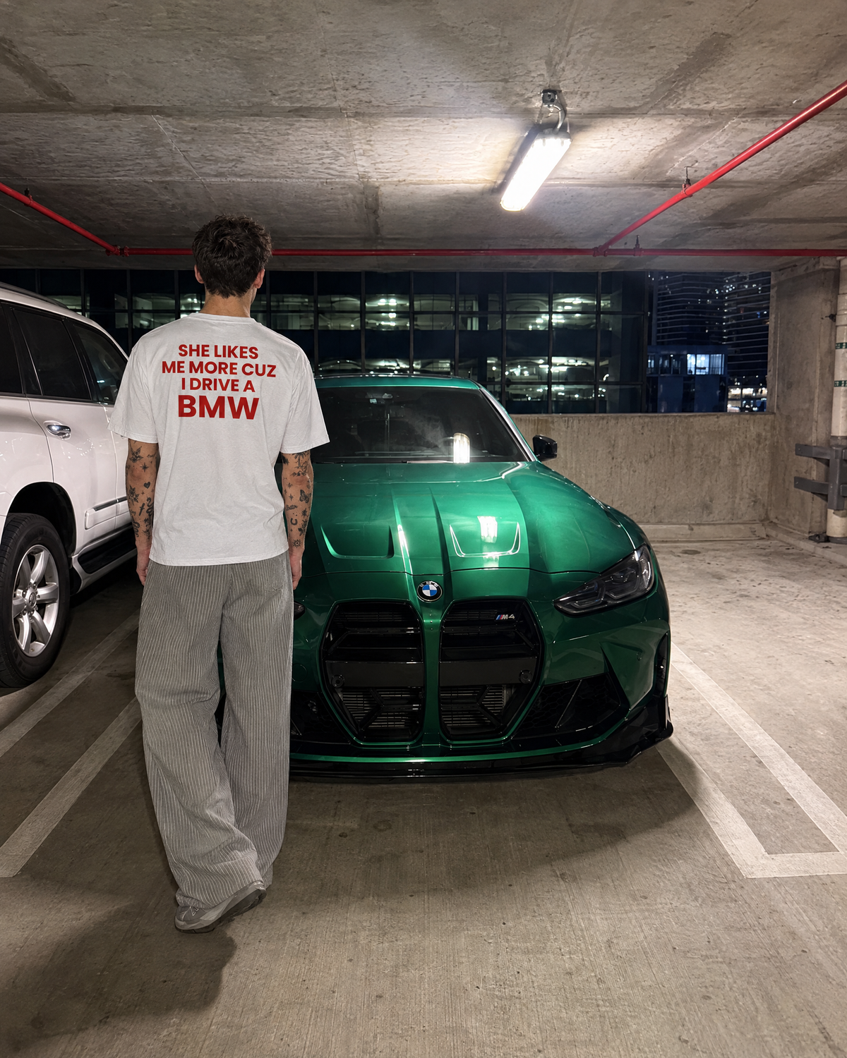SHE LIKES ME MORE CUZ I DRIVE A BMW